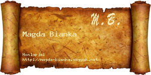 Magda Bianka névjegykártya
